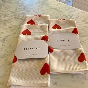 Geometry Heart Tea Towels